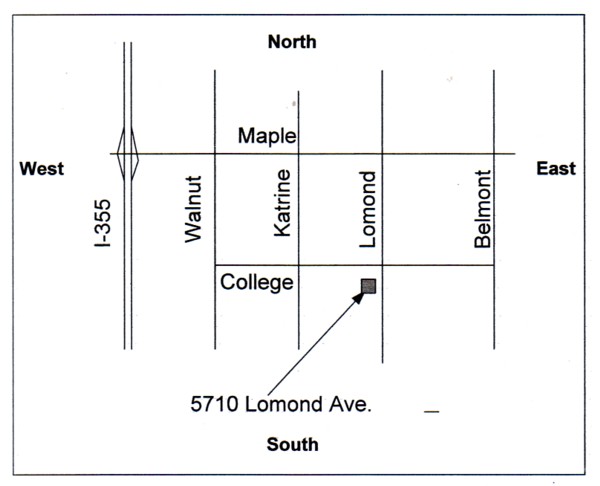 map of meetinghouse